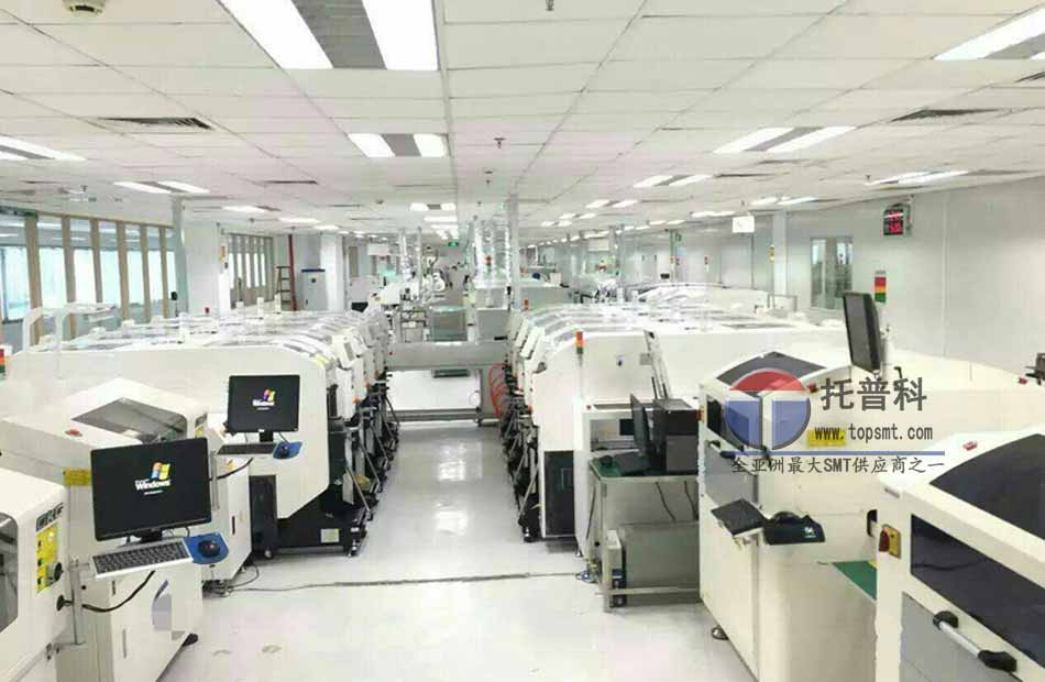 貼片機整線車間